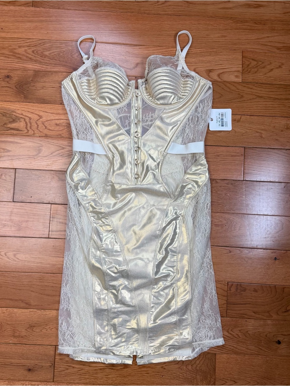 Honey Birdette Limited Release Marilyn Lingerie Corset Mini Dress 38D NWT